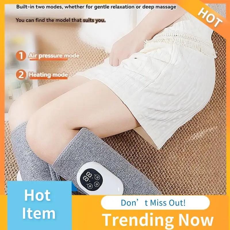 CMHI-Electric Foot Massagers Air Compression Massage With Heat For Pain Relief 3 Intensities 3 Modes Relax Muscles 1PC