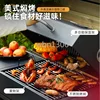 Grill à Charbon de Bois pour Jardin Américain, Outils et Fournitures pour l'Extérieur 3