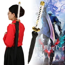Long Vergil Yamato Katana Umbrella Sword Anime Raincoa Devil May Cry 5 Real Size Japanese Katana Samurai Sabre Umbrella Parasol