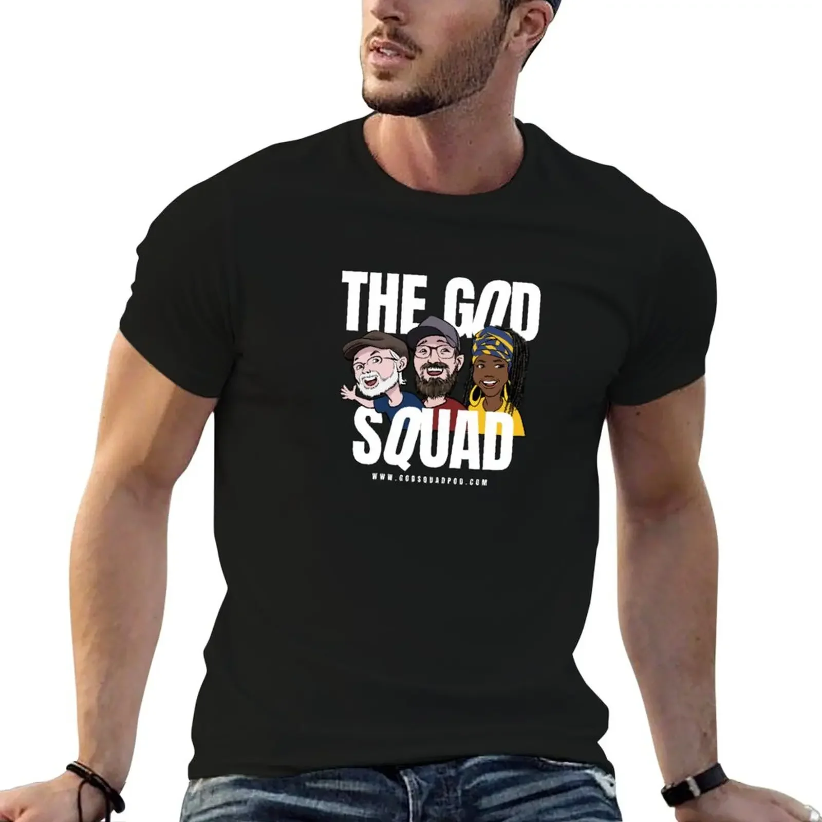 The God Squad T-Shirt customizeds oversized graphic tee tshirts for men