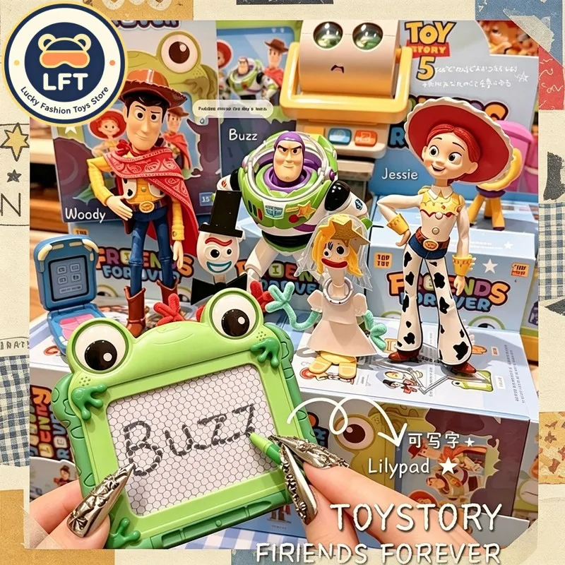 Genuine TOPTOY Toy Story 5 Friends Forever Series Woody Blind Box Toy Collectible Figure Cute Cartoon Surprise Dirthday Gift