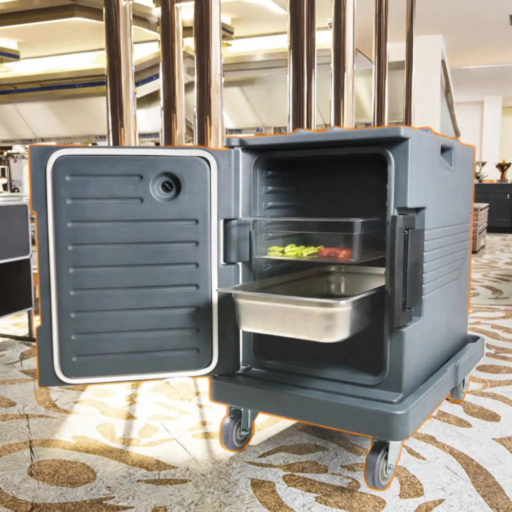 90L commercial catering refrigerated and insulated transportation box incubator