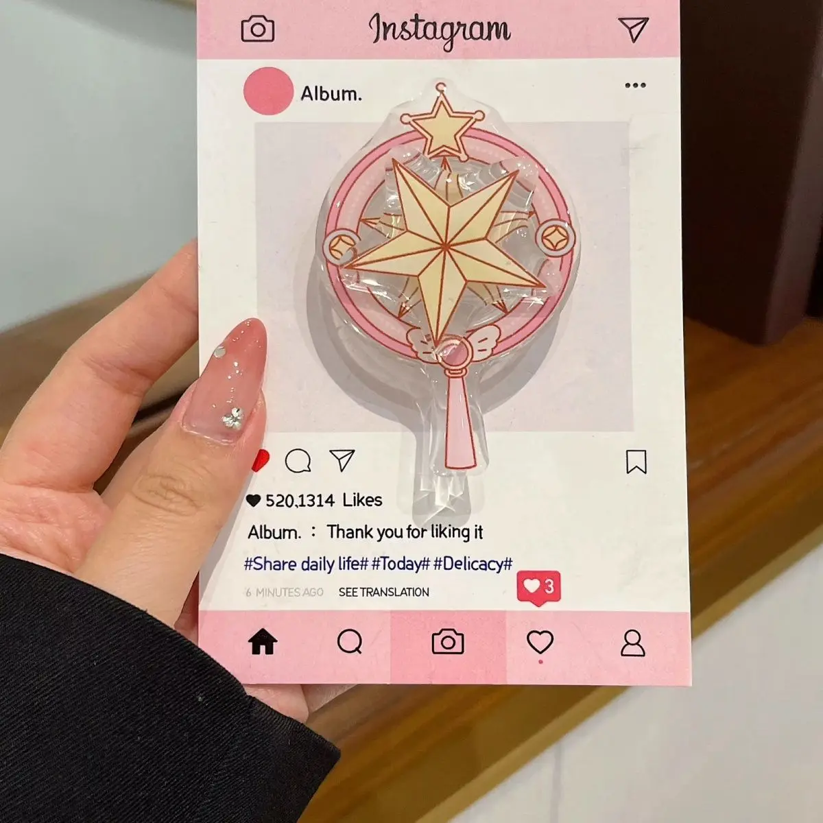 

Magic Star для телефона Grip Tok Griptok Подставка для iPhone Забавный складной держатель для беспроводной зарядки