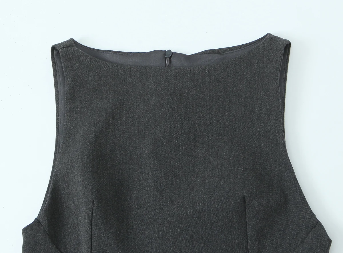 Bsay bainha em camadas decoração mini vestido roupas femininas moda 2025 outono francês noite festa de aniversário sem mangas vestidos colete