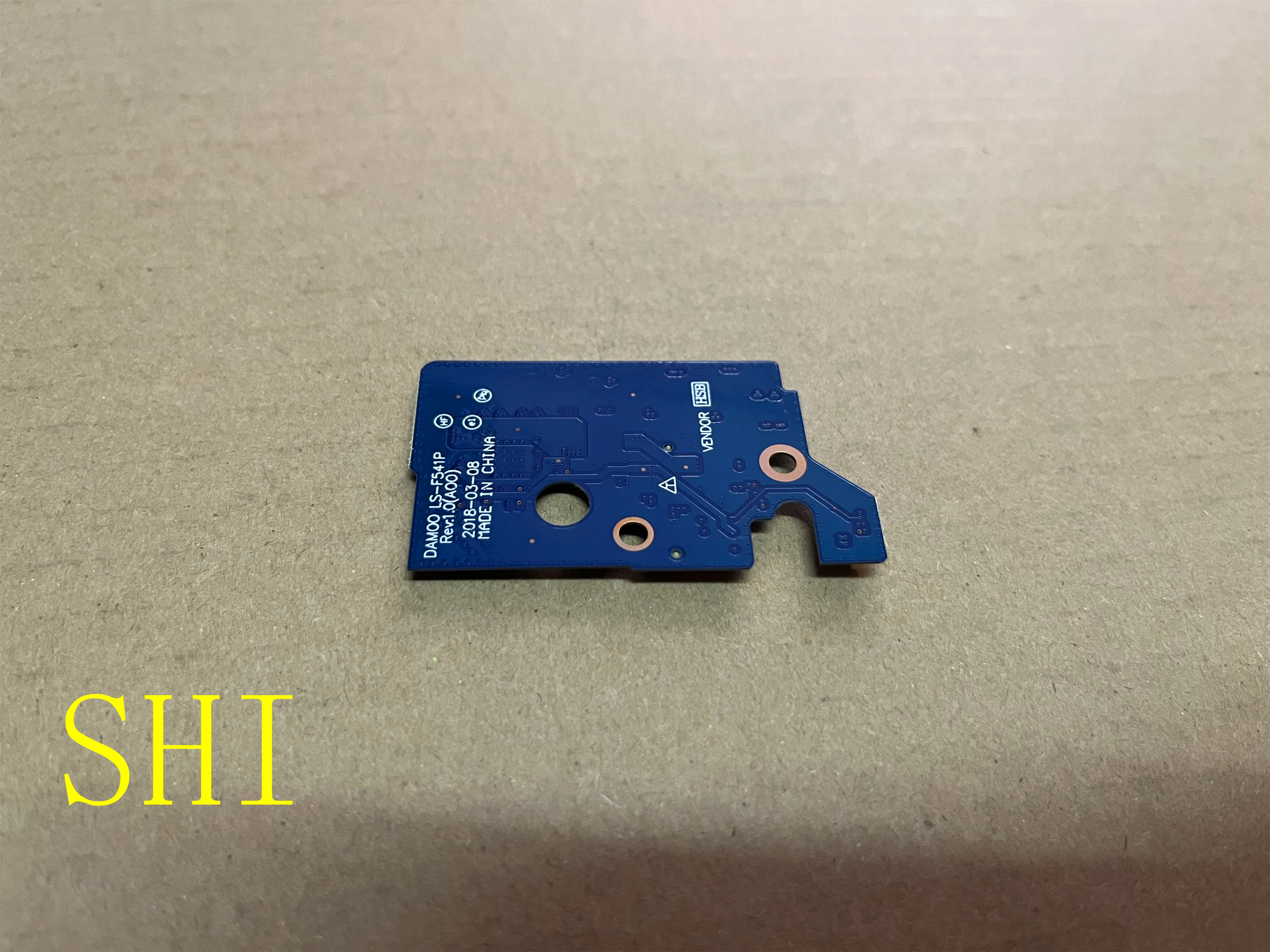 LS-F541P Asli untuk Dell XPS15 9570 Presisi 5530 M5530 DAM00 Audio Jack Board F541P 0WD50F Uji OK Gratis Pengiriman