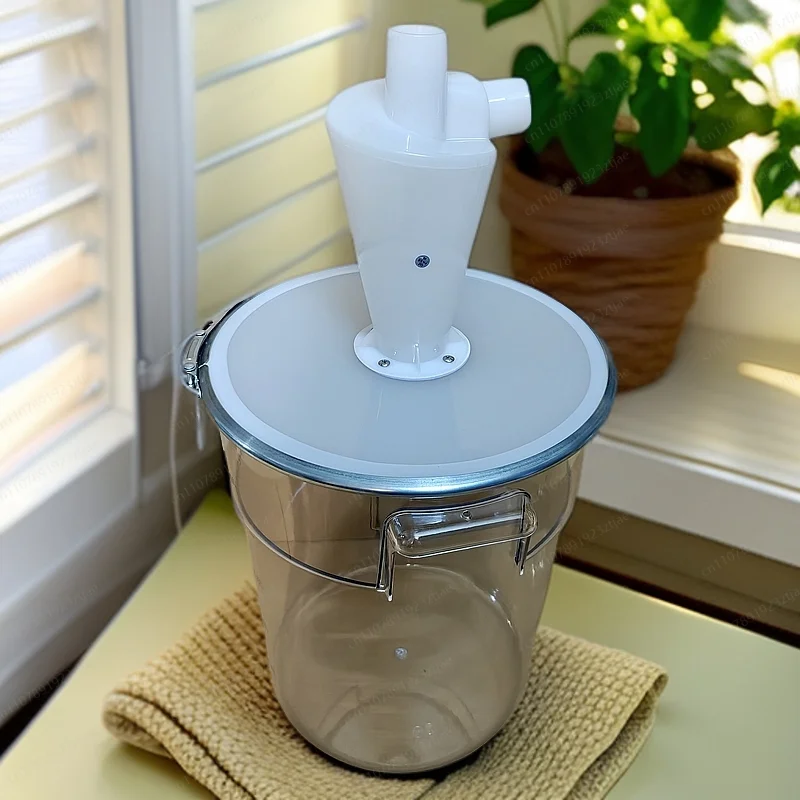 

Малый циклонный сепаратор, пылесборник, для измельчения шпатлевки, с вакуумным отсосом, с пылесборным баком, для переработки пыли из драгоценных металлов