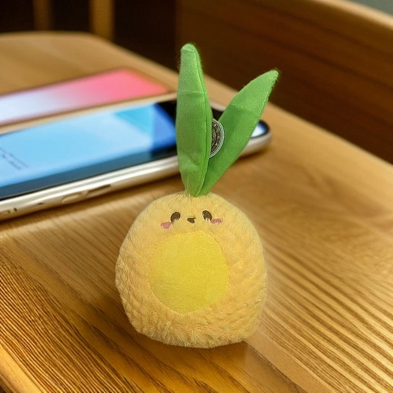 22CM Yellow Cute Pineapple Cartoon Plush Toy Soft Decorative Piece Fruit Plant Doll Perfect for Children's Festival Birthday