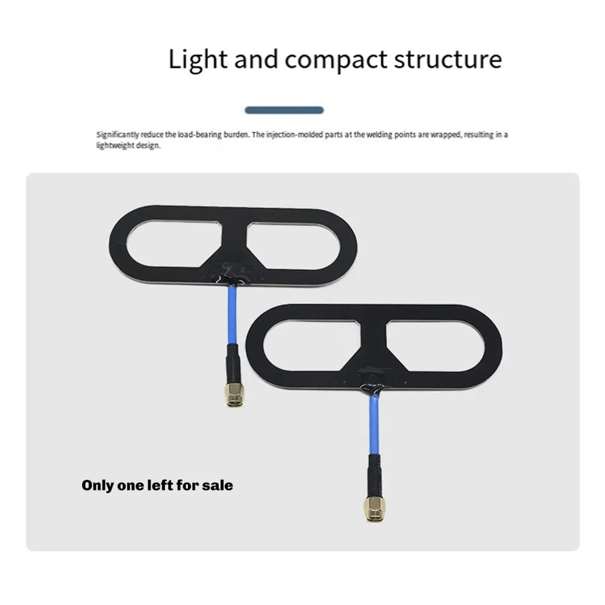 ABAN 868MHz/915MHz 3dBi SMA Male Omnidirectional Drone Antenna, Anti-Interference, for FPV Model Aircraft and Drone Racing
