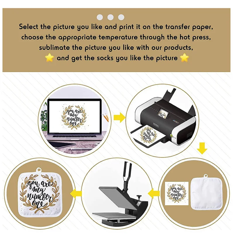 

Promotion!Sublimation Blank Oven Mitts Set Gloves And Sublimation Blank Pot Pad For DIY Kitchen Dining Room Accessories 16Pcs