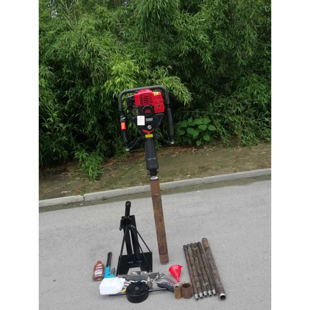 Spot backpack drilling rig, single person operation, portable drilling rig, convenient to use, lightweight soil retrieval drilli