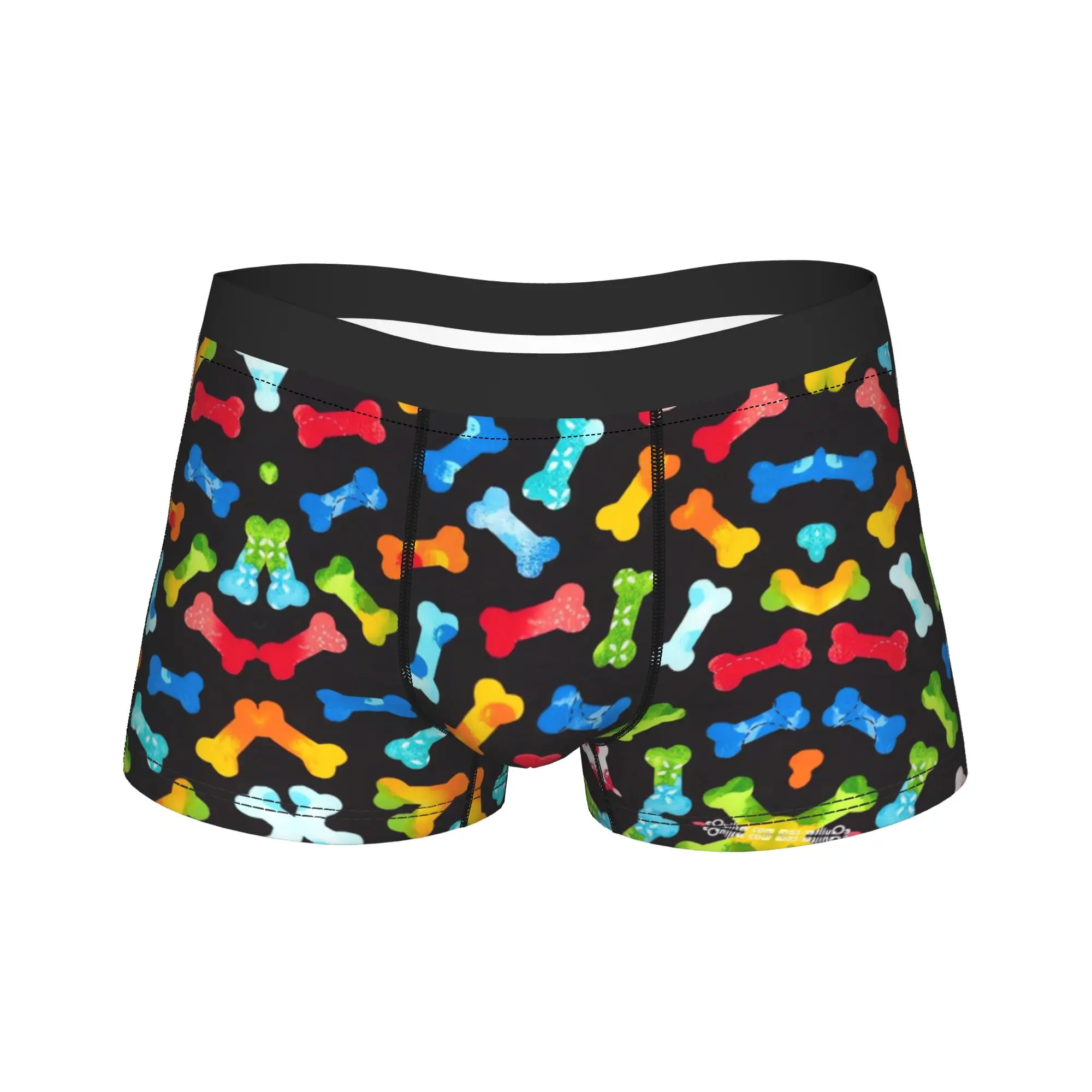 

Dog Paw Print and Bone Underwear Comfortable Underpants Printing Shorts Briefs For Men Pouch Large Size Boxershorts