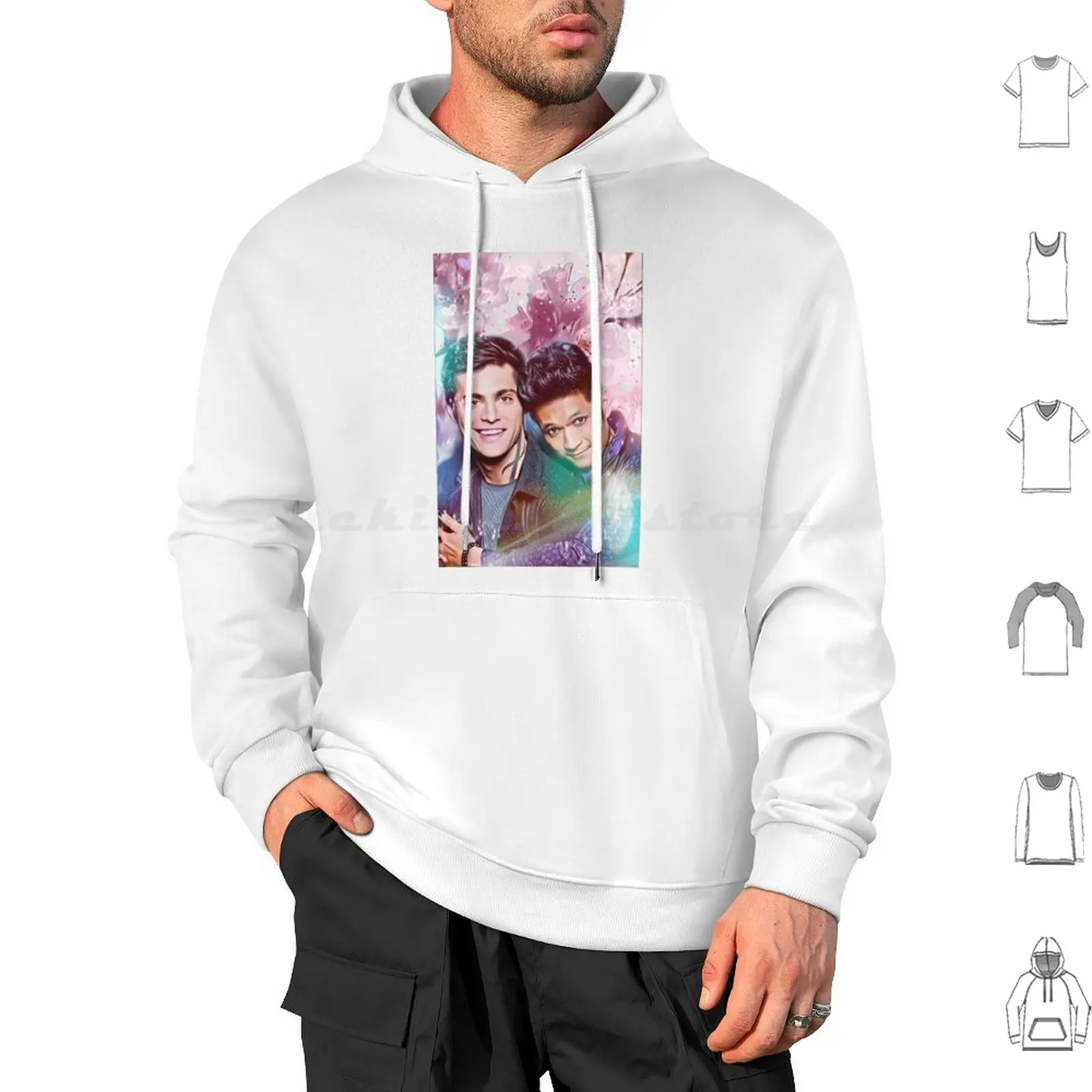 Malec Photobooth 5 Hoodie cotton Long Sleeve Photobooth Malec Malec Photobooth Photobooth Malec Shadowhunters Malec