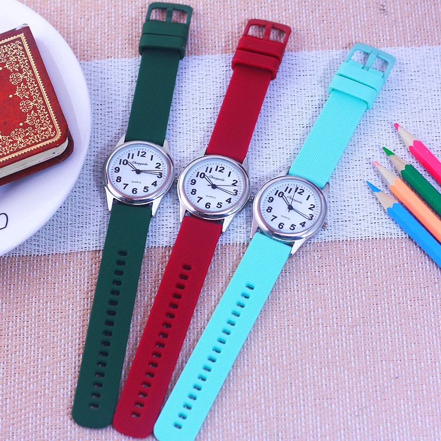 Nuevo superventas, relojes para niños y niñas, relojes para niños y estudiantes, relojes con esfera digital simple, manecillas luminosas de