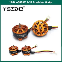 YSIDO 1204 6000KV 2-3S micro Brushless Motor for Tyro89 FPV Racing Drone 3 Inch Toothpick Mini Multirotor 100-150mm Frame kit