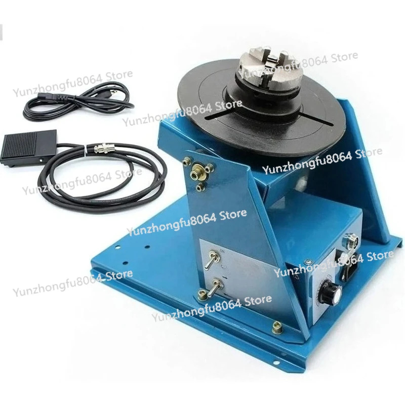

10KG Rotary Welding Positioner Turntable Table 110/220V High Positioning Accuracy Suitable for Cutting, Grinding, Assembly