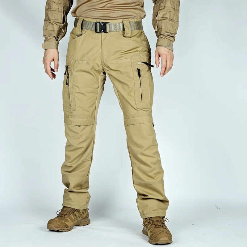 P40 Tactical Pants Men Military Waterproof Multi-pocket SWAT Combat Trouser Outdoor Ripstop Wear-resistant Army Straight Joggers