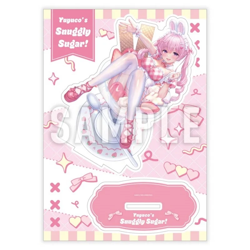 Melon Books Yuyuko SnugglySugar Original Art Goods 15CM Acrylic Figure Stand Figure Desktop Ornament Collecting Keychain