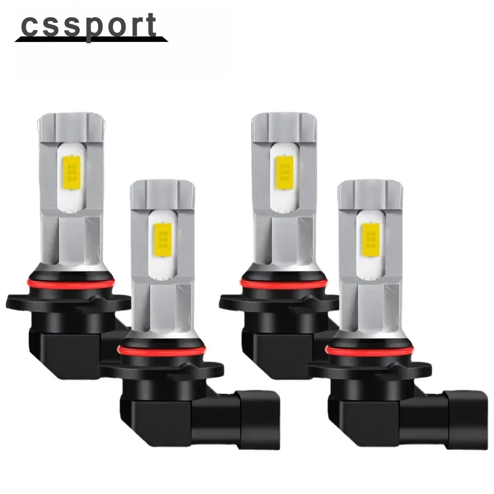 

4 шт. 6000K алюминиевый сплав светодиодная лампа для фар высокого и ближнего света для 2004-2015 Honda Civic Sedan 4-дверный