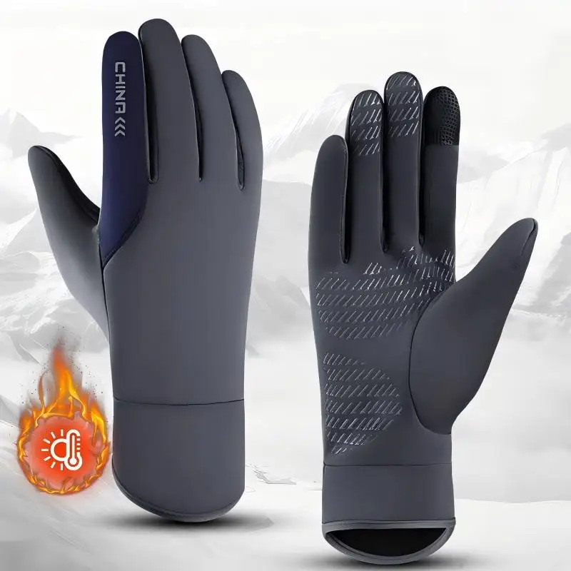 

Cycling Gloves for Men and Women,Warm Thermal,Anti-Slip,Touchscreen,Windproof for Running,Hiking,Driving and Outdoor Activities