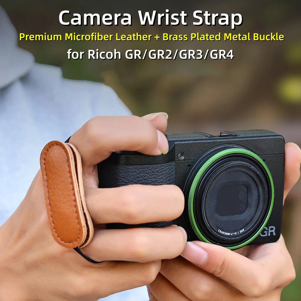 Camera Finger Strap Anti-drop Hand Grip Anti-slip Finger Loop for Ricoh GR II 3X GRIII GR2 GR3 GR4 GRIV GRII Camera Accessories