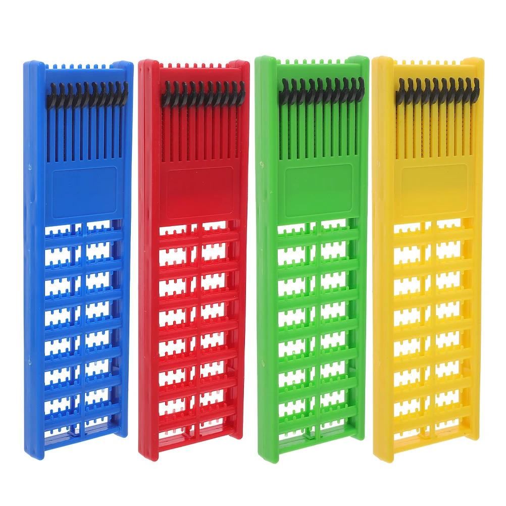 

4 Pcs Fishing Equipment Organizer Gear Portable for Storing Abs Leader Holder Storage