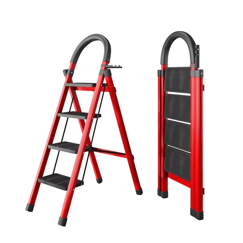 

Modern Minimalist Herringbone Ladder, Household Thickened Folding Ladder, Multifunctional Step Ladder, Step Boardsix Step Ladder