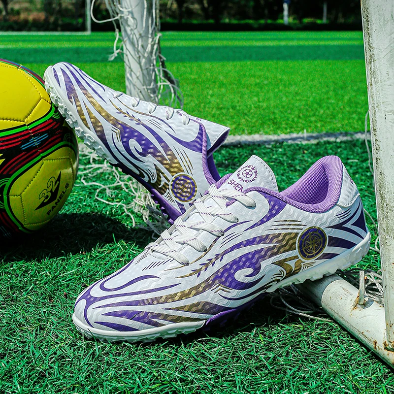 

Мужские футбольные бутсы, профессиональные футбольные бутсы для тренировок по мини-футболу, удобная нескользящая уличная обувь TF