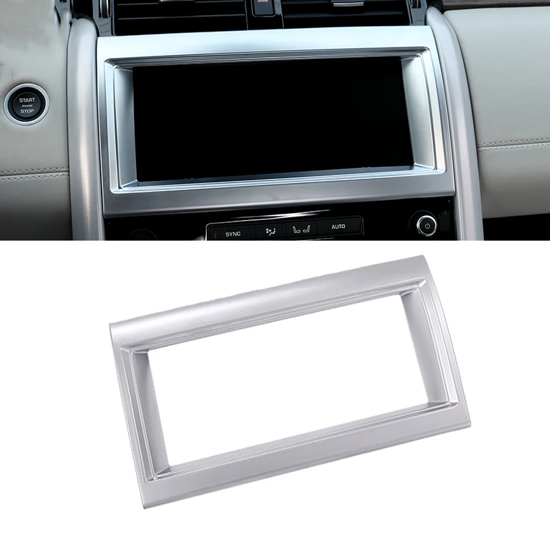 

Car Navigation Gps Screen Frame Trims Decoration for Land Rover Discovery 5 2017 2018 2019 2020 2021 L462 Accessories Kit Auto