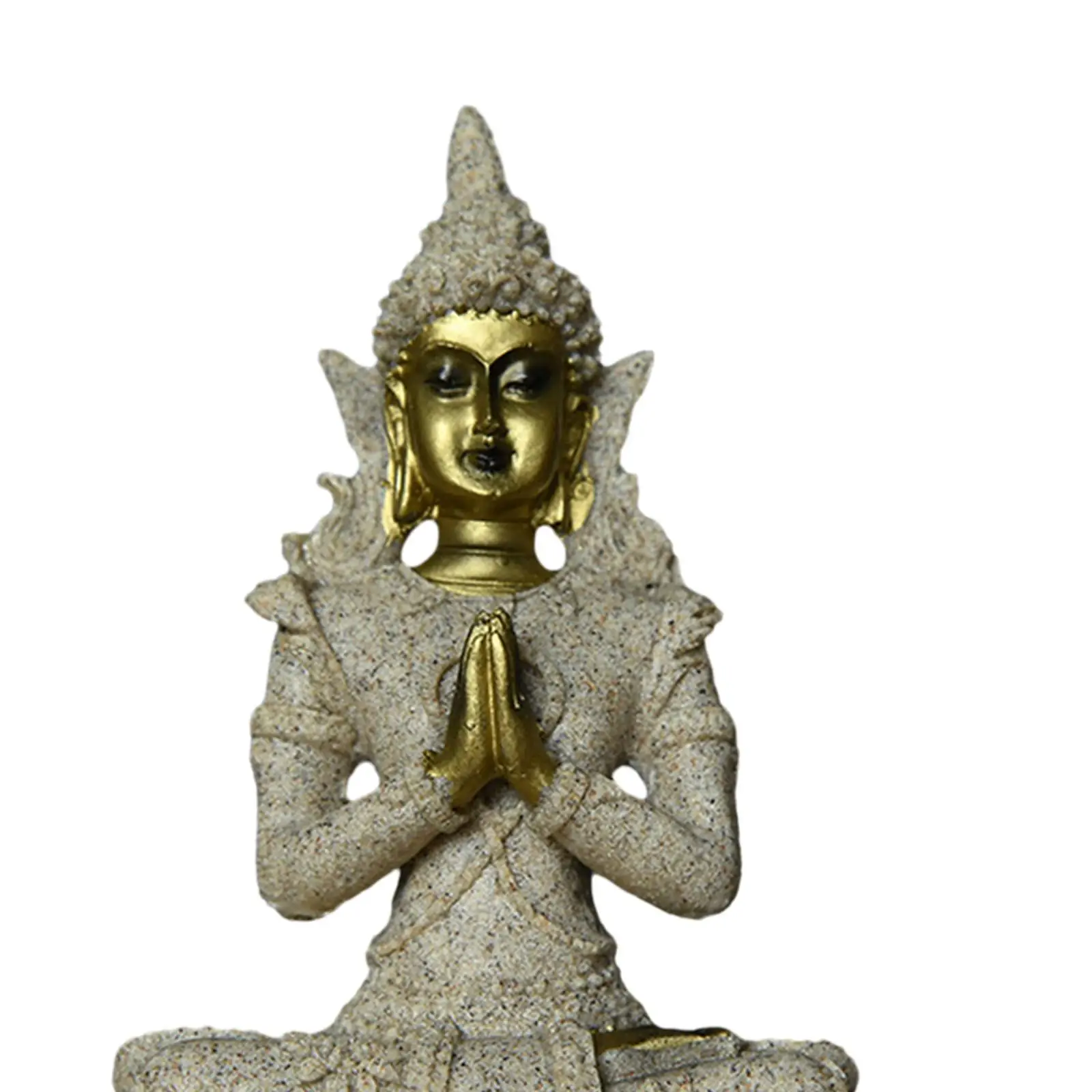 Buddhist Decor Resin Buddha Figure Statue for Home Office Tabletop Sculpture Ornament Thai Craft Antique Figurine Artwork - view 3