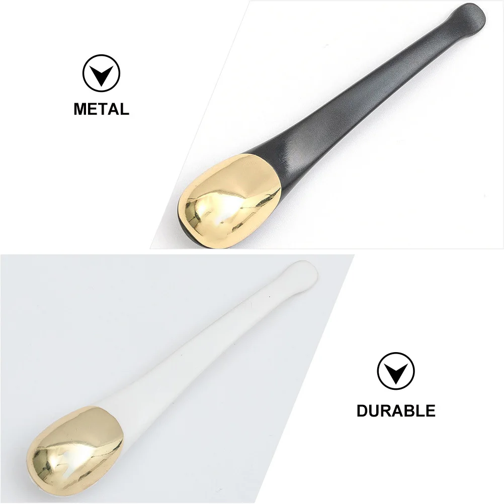 2pcs Eye Cream Metal Face Mask Tool For Facial Massage Skin Care Scoop Eye Massage Spoon Makeup Supply Face Cream Spoon