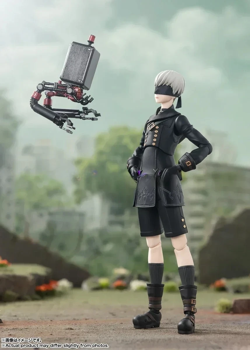 

In Stock SH Figuarts SHF Nier Ver1.1a 9S Anime Action Figures Toys Models Collector S.H.Figuarts PVC Gifts for Children