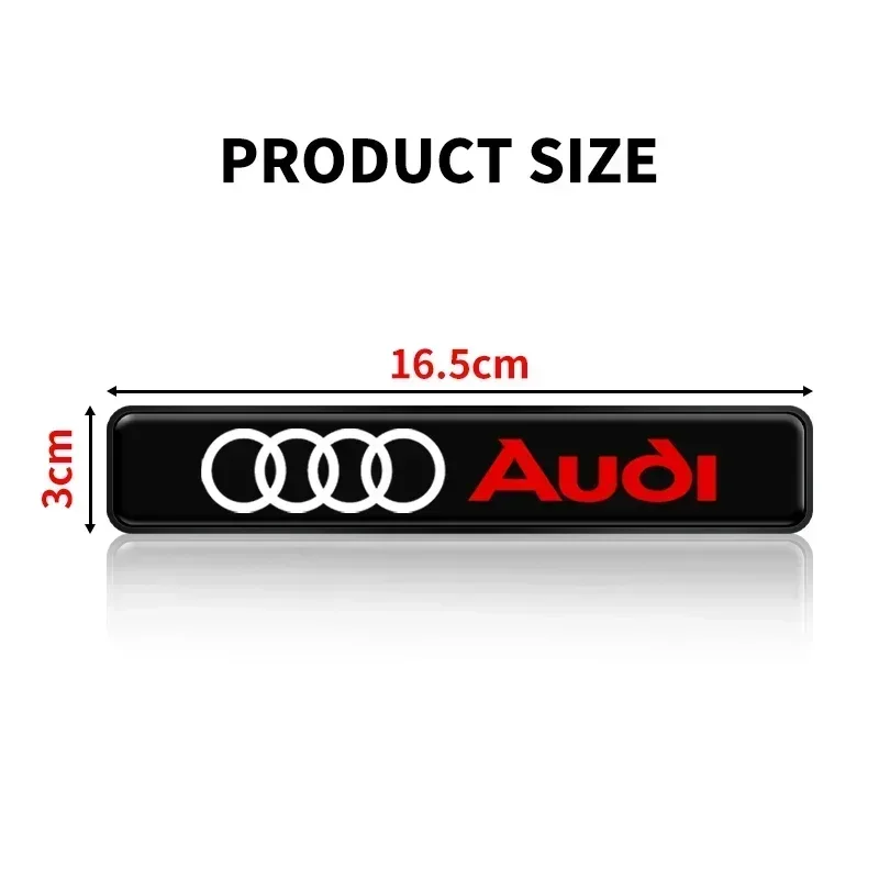 Front Grille Sticker Badge Car Head Grill Emblem LED Light For Audi Sline A6 Q3 A3 B5 B6 B7 B8 B9 Q7 8P 8V 8L A5 A4 C6 C5 C7 4F