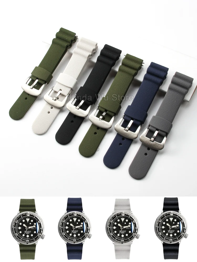 

Для Seiko Canned Sne545p1 № Ремешок для часов 5 Water Ghost, удлиненный, мужской, силиконовый, резиновый, 22 мм, аксессуар для часов