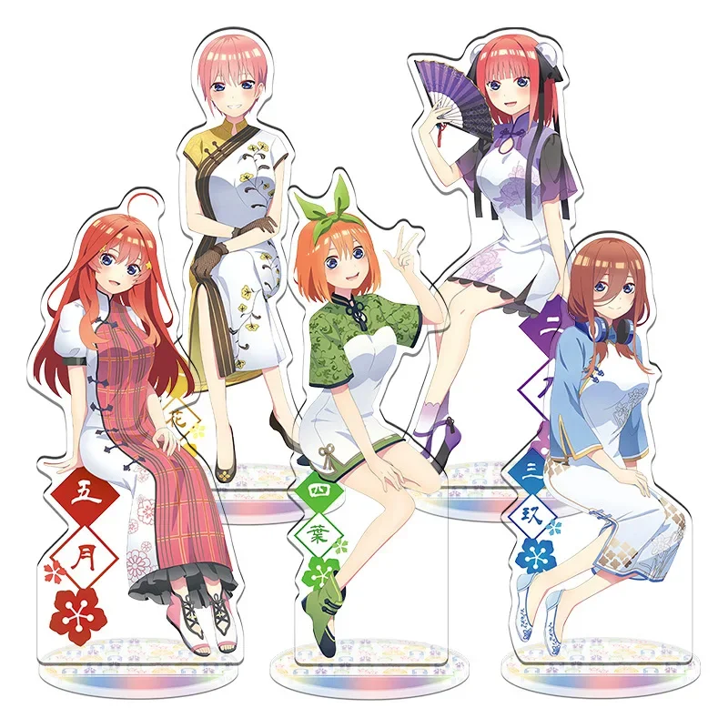 The Quintessential Quintuplets Acrylic Stand Toy Nakano Ichika Nino Miku Yotsuba Itsuki Model Doll Cosplay Exhibition Toy Gift