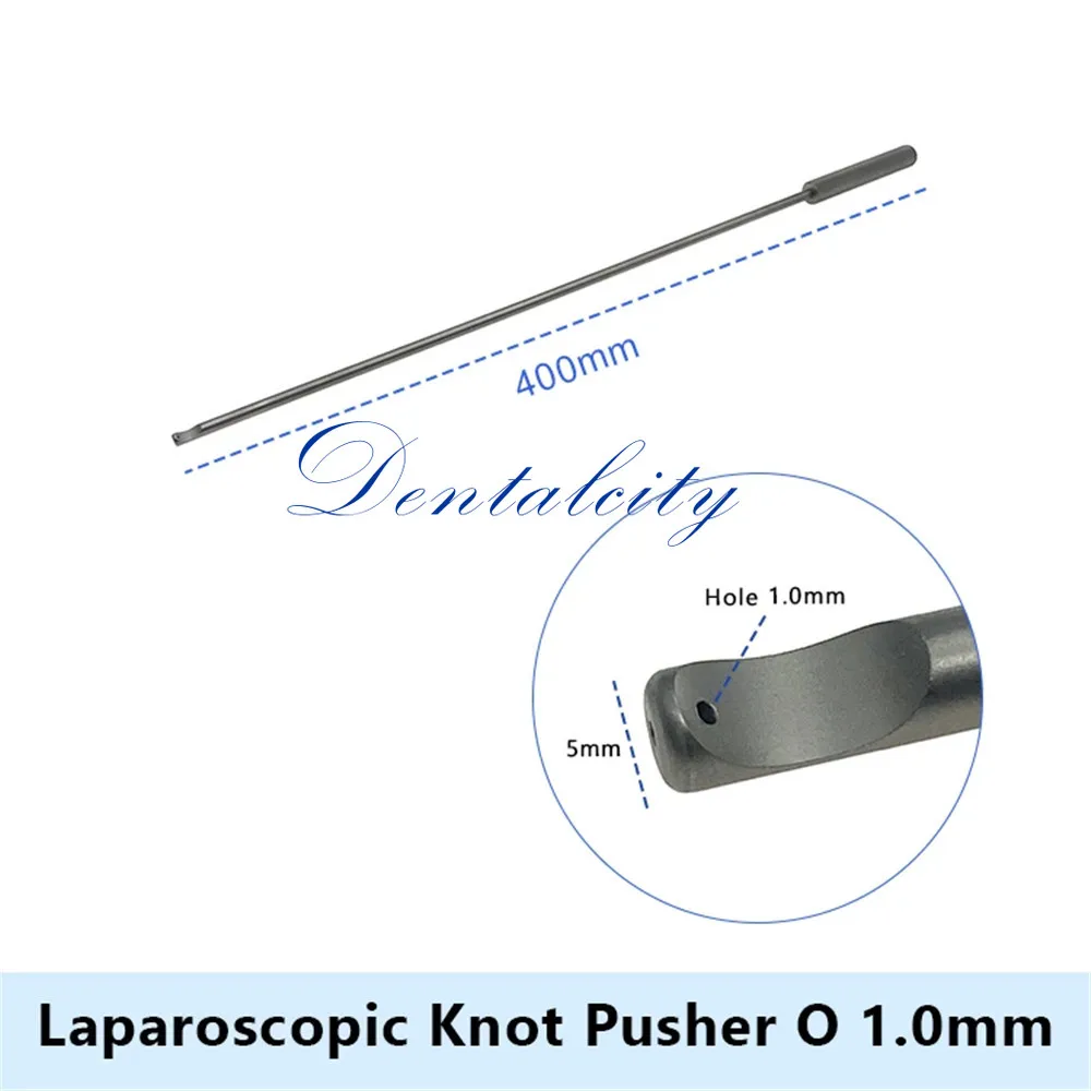 1pc Laparoscopic Knot Pusher with Open Close tip stainless steel Laparoscopy Surgical Instruments
