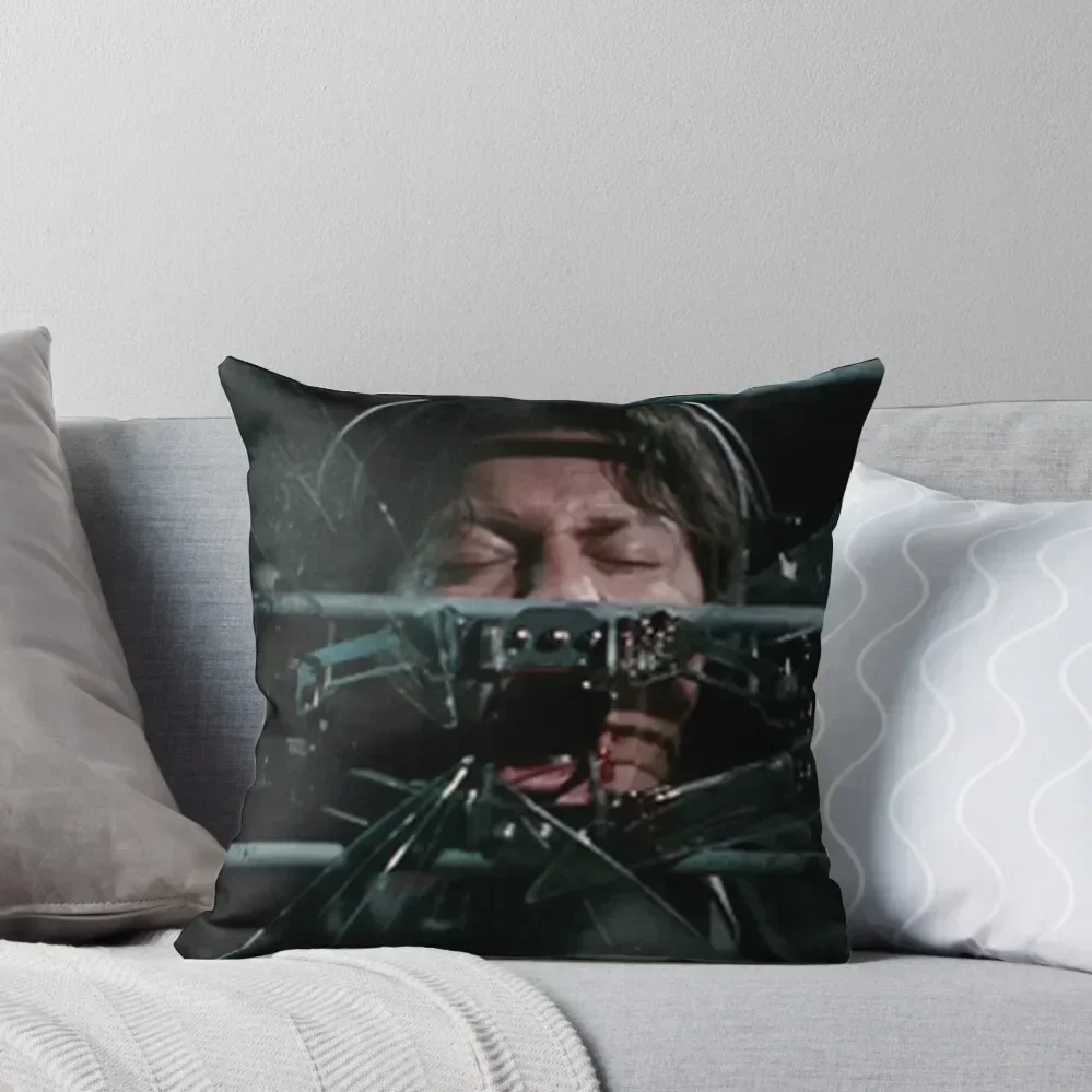 

Saw Mark hoffman reverse bear trap horror jigsaw movie Throw Pillow Cushions For Decorative Sofa Christmas Pillows pillow