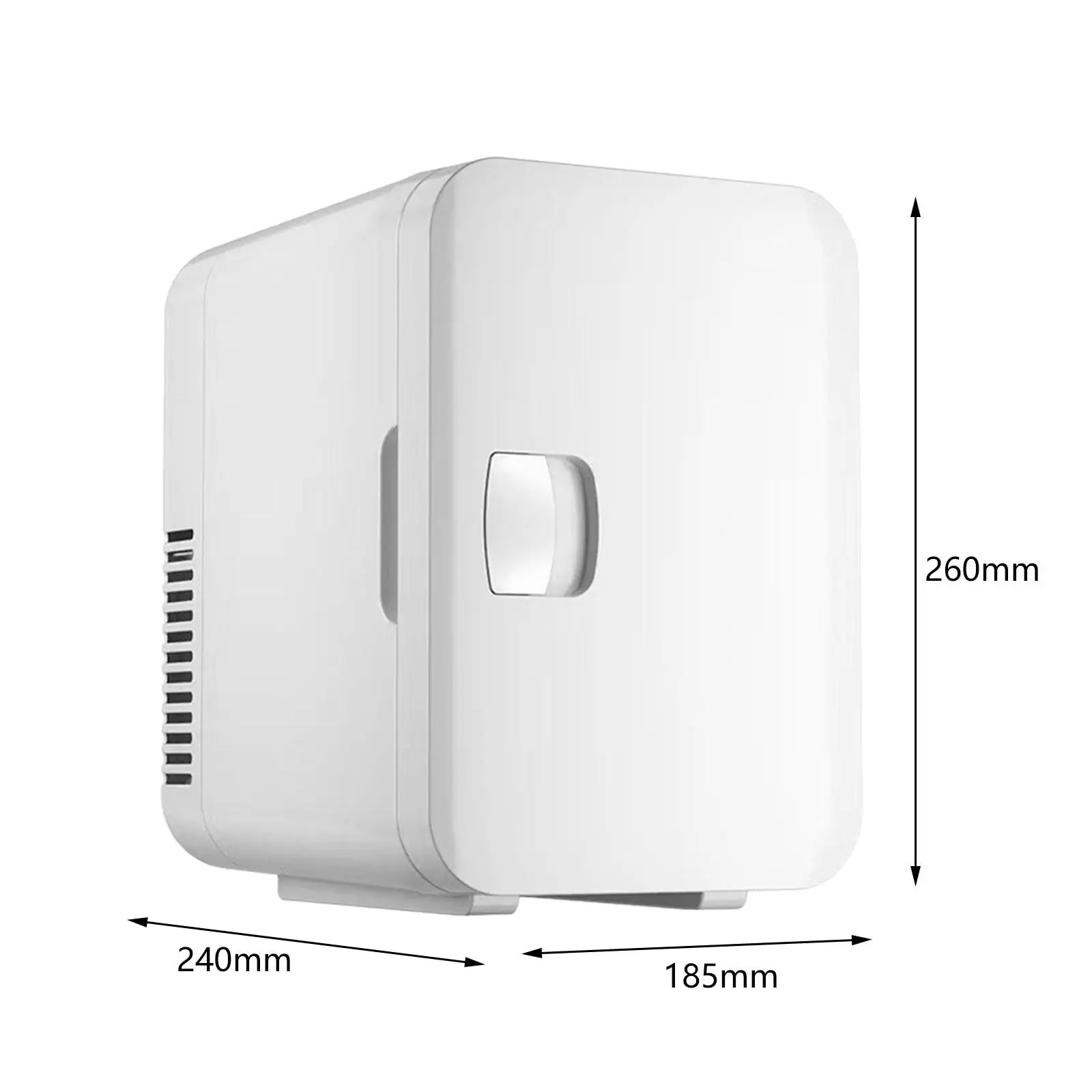 6L USB Fridge Personal Makeup Cooler and Warmer 10x9.4x7inch Small Electric Cooler for Home Office Dorm Multifunctional Durable view 6