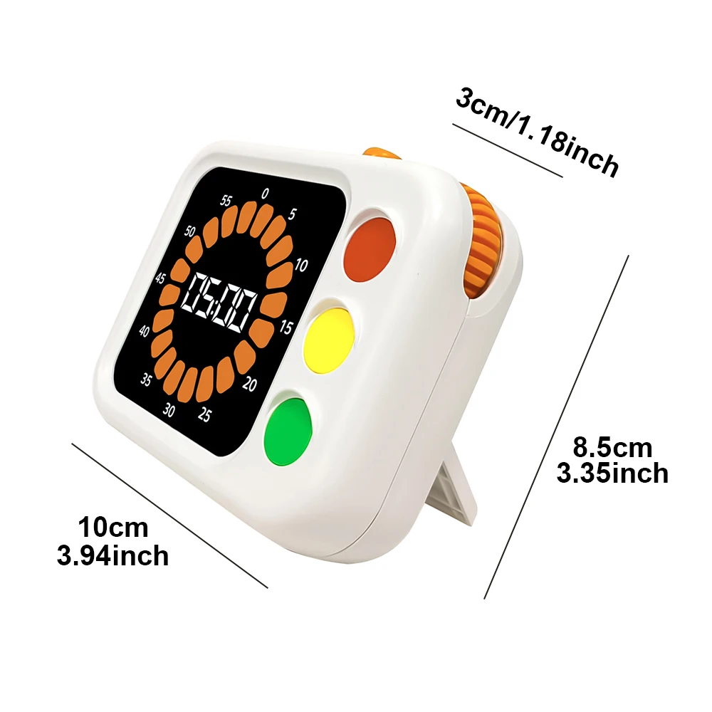 

Digital Timer Silent Traffic Light Timer For Kids and Adults Classroom Time Management Tool Baking Fitness Countdown Stopwatch
