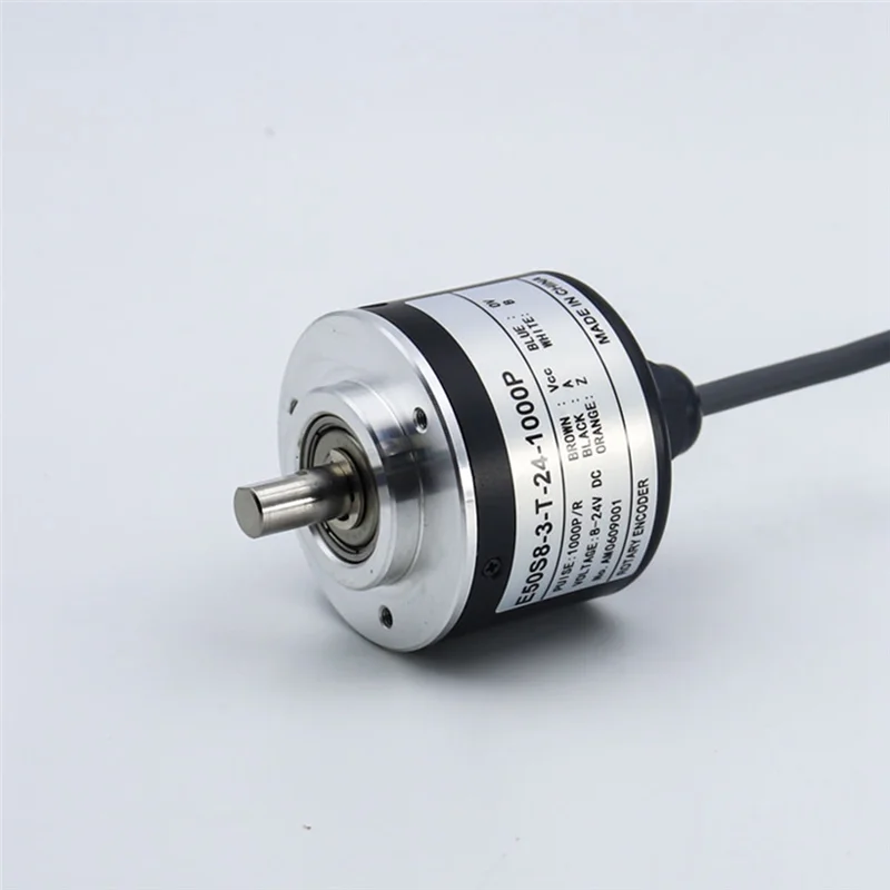 DC 5V 24V Optical Rotary Encoder E50S8 NPN Photoelectric Incremental Encoder Open Collector Output Voltage Output
