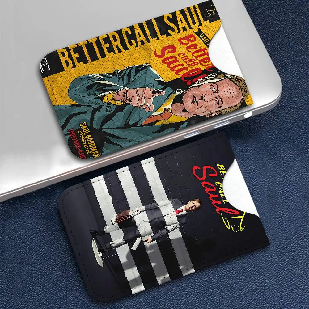 Better Call Saul Classic Light and thin mini bag small and portable bus card protective leather case for men and women