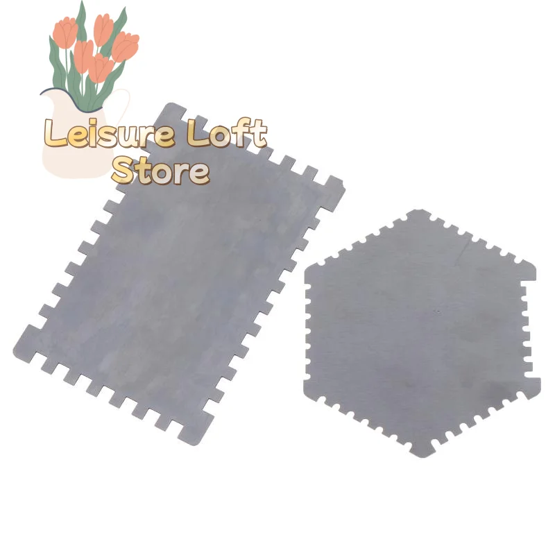 Stainless Steel Hexagonal Wet Film Comb Gauge Professional Grade 25-3000um for Lab Paint Coating Thickness Testing Use