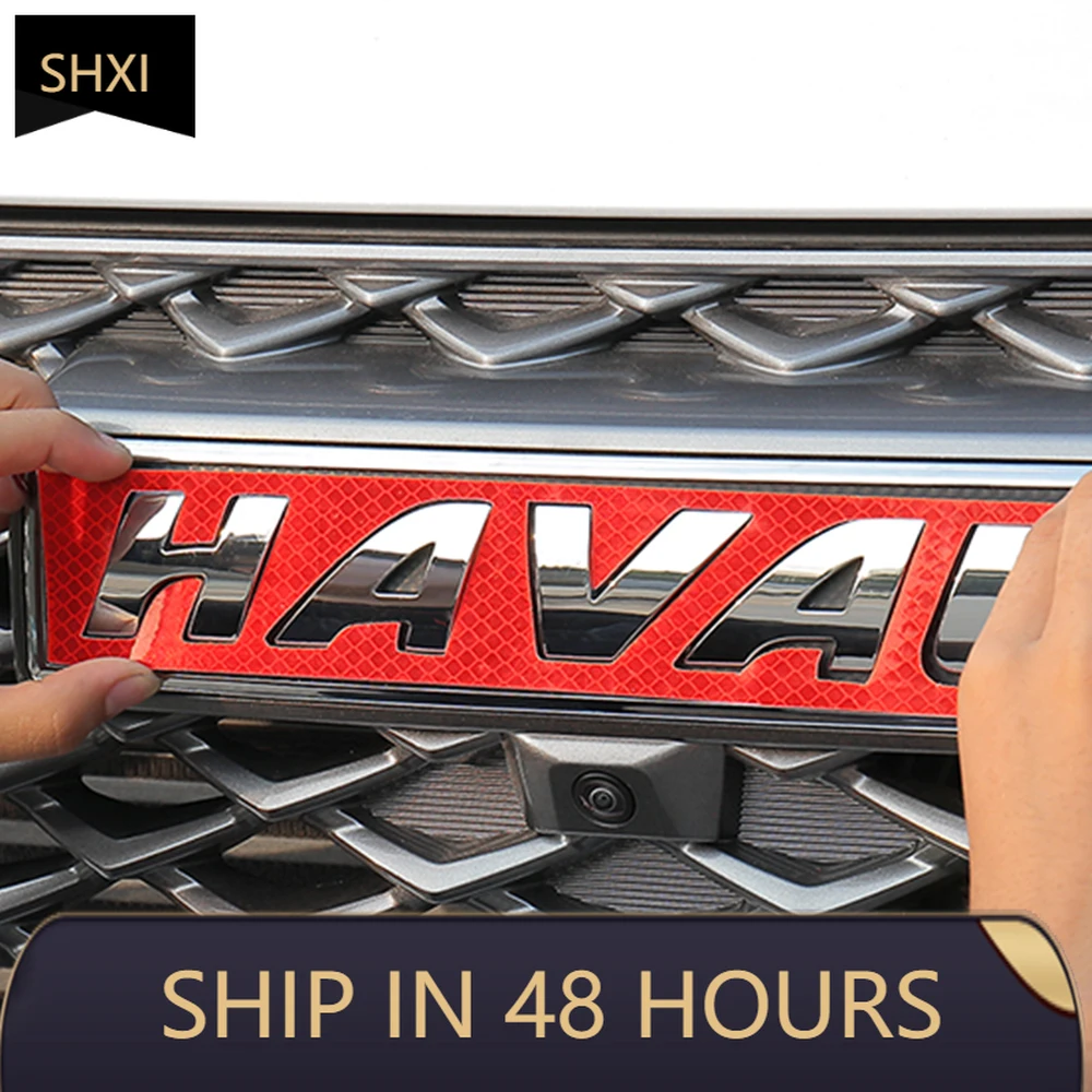 Good Quality New For Haval H6 3rd Gen Front And Rear Letter Car Emblem Reflective Stickers Modified Special Warning Stickers And