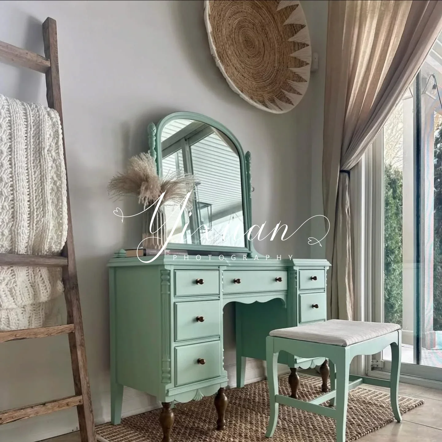 American Simple With Storage Villa Bed And Breakfast Makeup Table Furniture French Solid Wood Bedroom Dressing Table