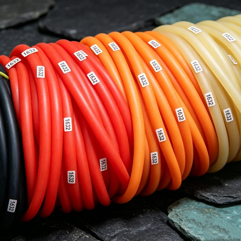 Anpassbare Länge 3-10M Hochelastisches Dehnbares Gummiband 1,6x3,2mm Frostbeständiges Naturgummi-Latexband für Angeln – Detail 2