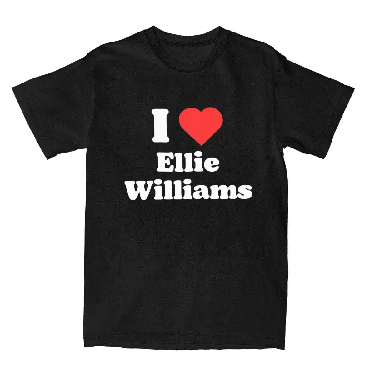 Men Crew Neck 100% Cotton T Shirt The Last of Us Game Short Sleeve Tee Shirt Gift Idea Clothes I Love Ellie Williams T-Shirt