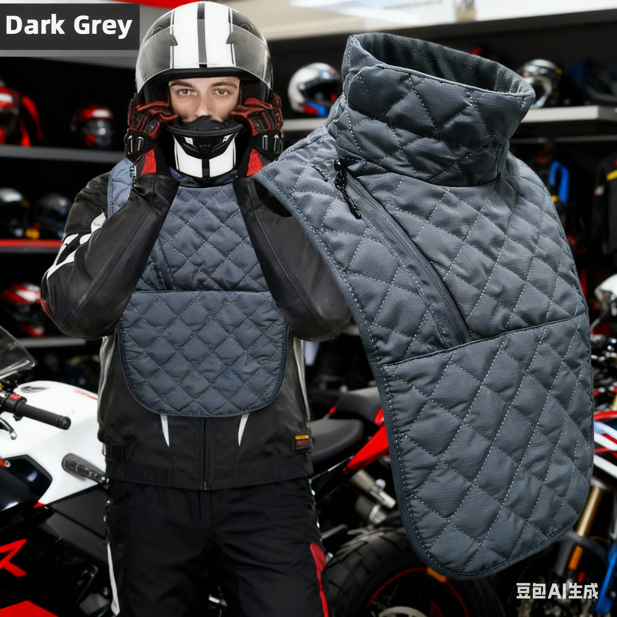 Windproof Motorcycle Cycling Thermal Collar Outdoor Neck And Shoulder Protection Neck Cloak Scarf Chest Protection Pad