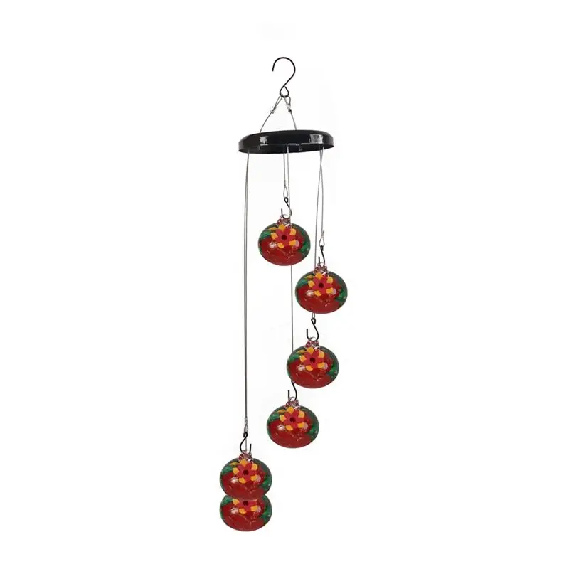 

AUAU-Charming Wind Chimes Bird Feeders For Outdoors Hanging Ant And Bee Proof,Never Leak,Perfect Garden