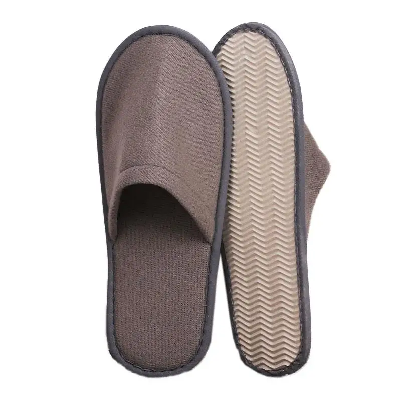 Women Men Disposable Slippers Non-slip Hotel Slippers Home Indoor Guest Slippers Loafer Flip Flop Wedding Shoes Travel Slippers image 6