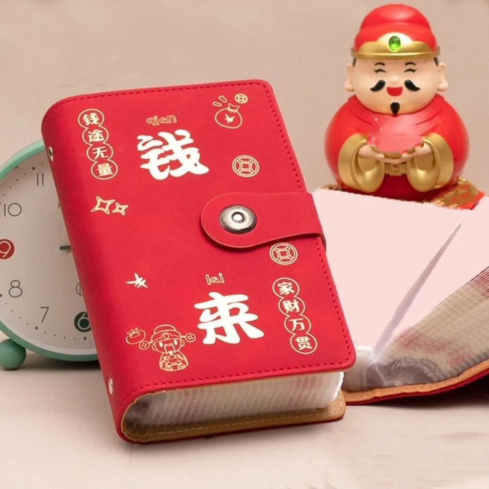 With Password Lock Saving Money Binder Handbook PU Leather Budget Binder with Lock Cash Envelopes A6 Planner Organizer