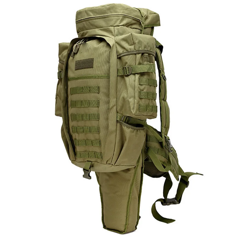 70L Military Tactical Backpack Airsoft Bag Carbine Assault Rifle Bag Waterproof Rucksack Outdoor